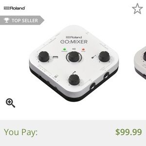 Roland GO:Mixer Audio Mixer for Smartphones